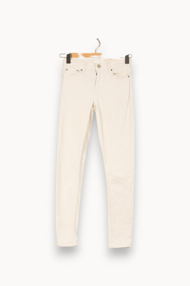 Jean Slim Blanc - Taille S/36 de la marque Acne Studios | PARAD53706 - Vendu par Paradigme - Image 2