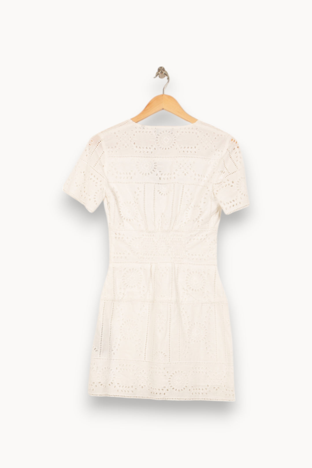 Robe Brodée Blanche - Taille XS/34 de la marque The Kooples | PARAD53707 - Vendu par Paradigme - Image 4