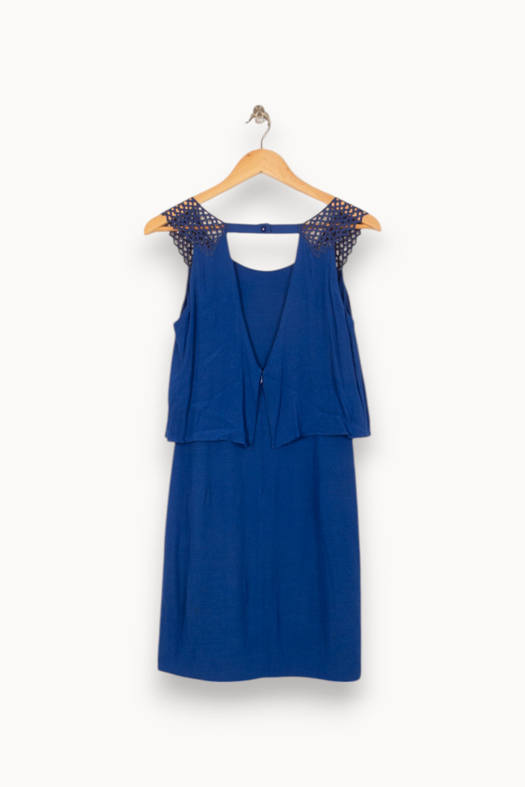 Robe Courte Bleue - Taille M/38 de la marque Sandro | PARAD53713 - Vendu par Paradigme - Image 4
