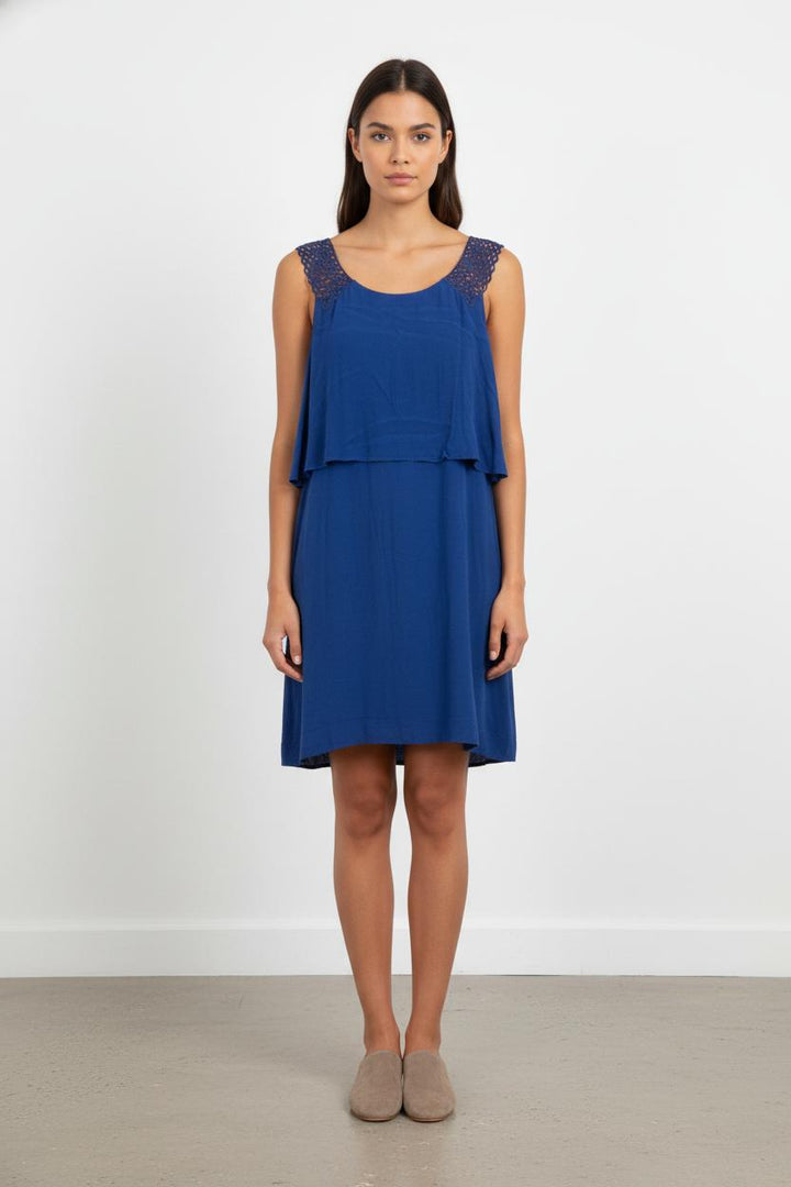 Robe Courte Bleue - Taille M/38