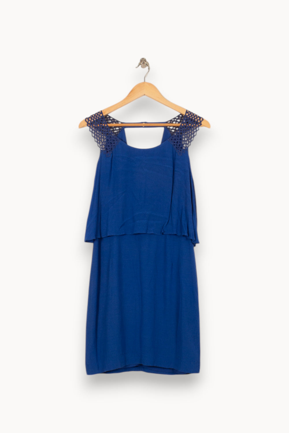 Robe Courte Bleue - Taille M/38 de la marque Sandro | PARAD53713 - Vendu par Paradigme - Image 2
