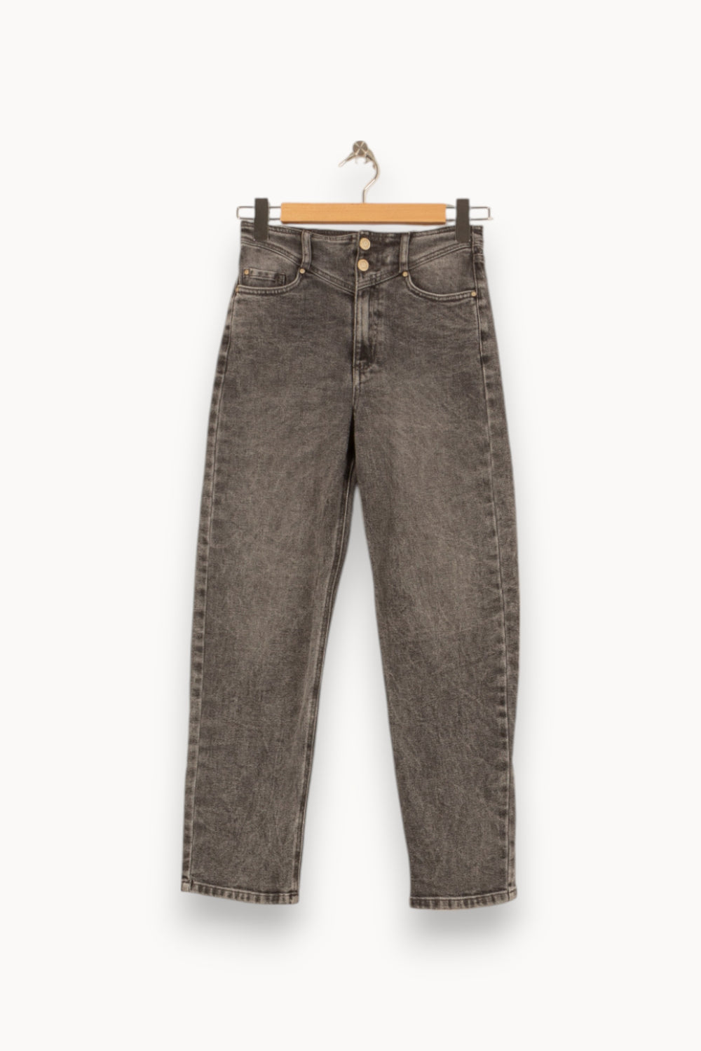 Jean Gris - Taille XS/34 de la marque IKKS | PARAD53714 - Vendu par Paradigme - Image 2