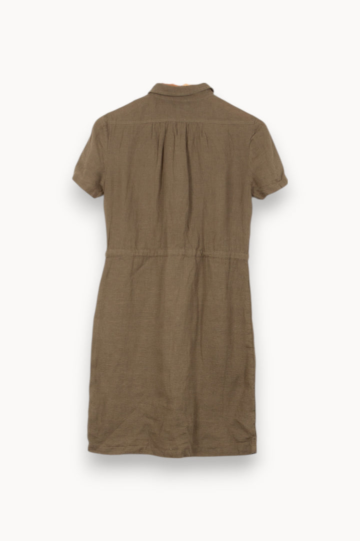Robe Chemise Verte - Taille S/36 de la marque Caroll | PARAD53739 - Vendu par Paradigme - Image 4