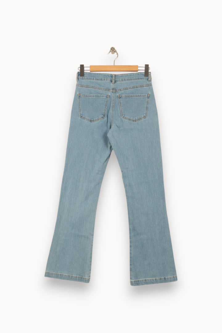 Jean Évasé Bleu - Taille S/36 de la marque I.Code | PARAD53757 - Vendu par Paradigme - Image 4