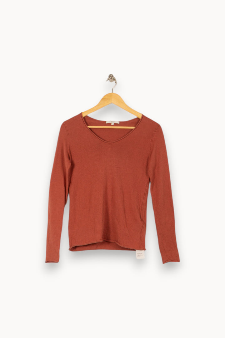 Pull Bordeaux - Taille S/36 de la marque Sud express | PARAD53761 - Vendu par Paradigme - Image 2