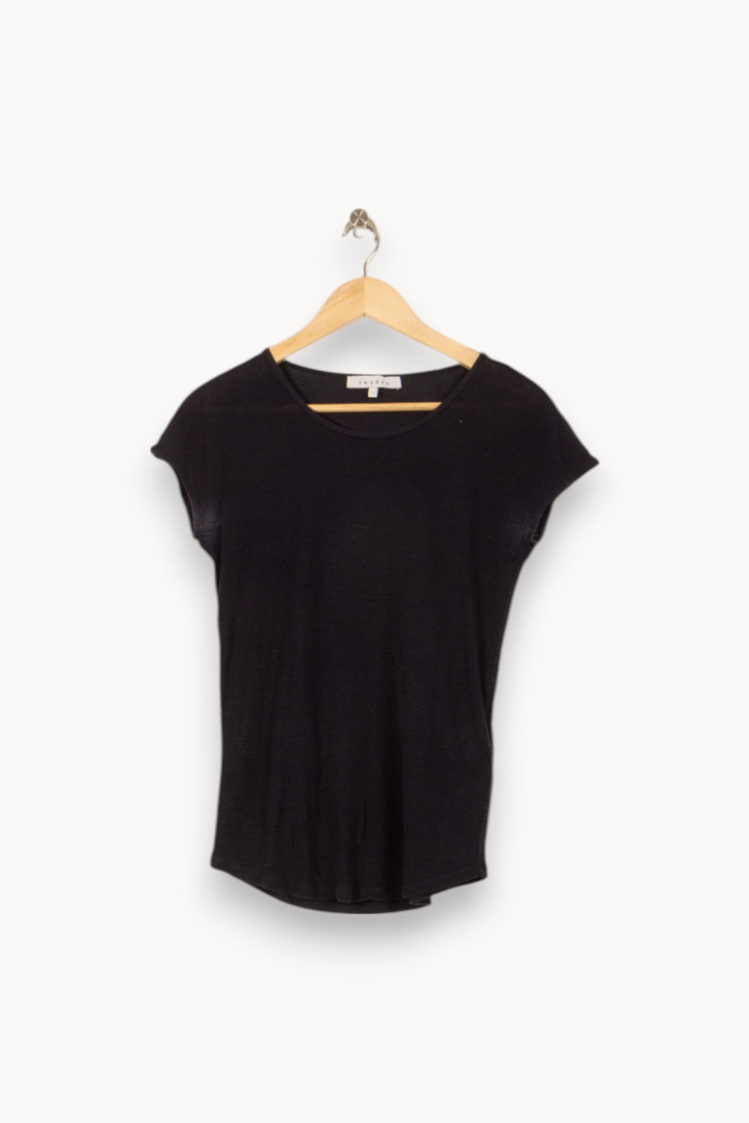 Tee-shirt Noir - Taille S/36 de la marque Sandro | PARAD53762 - Vendu par Paradigme - Image 2