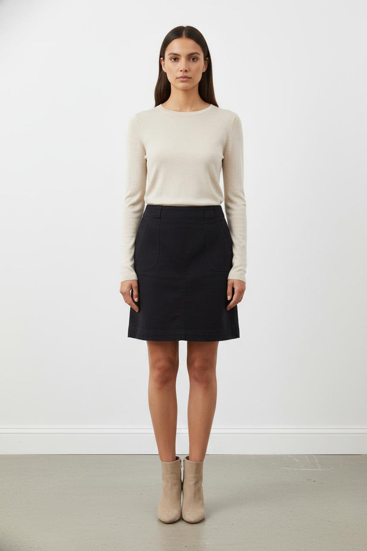 Jupe Droite Bleue - Taille S/36