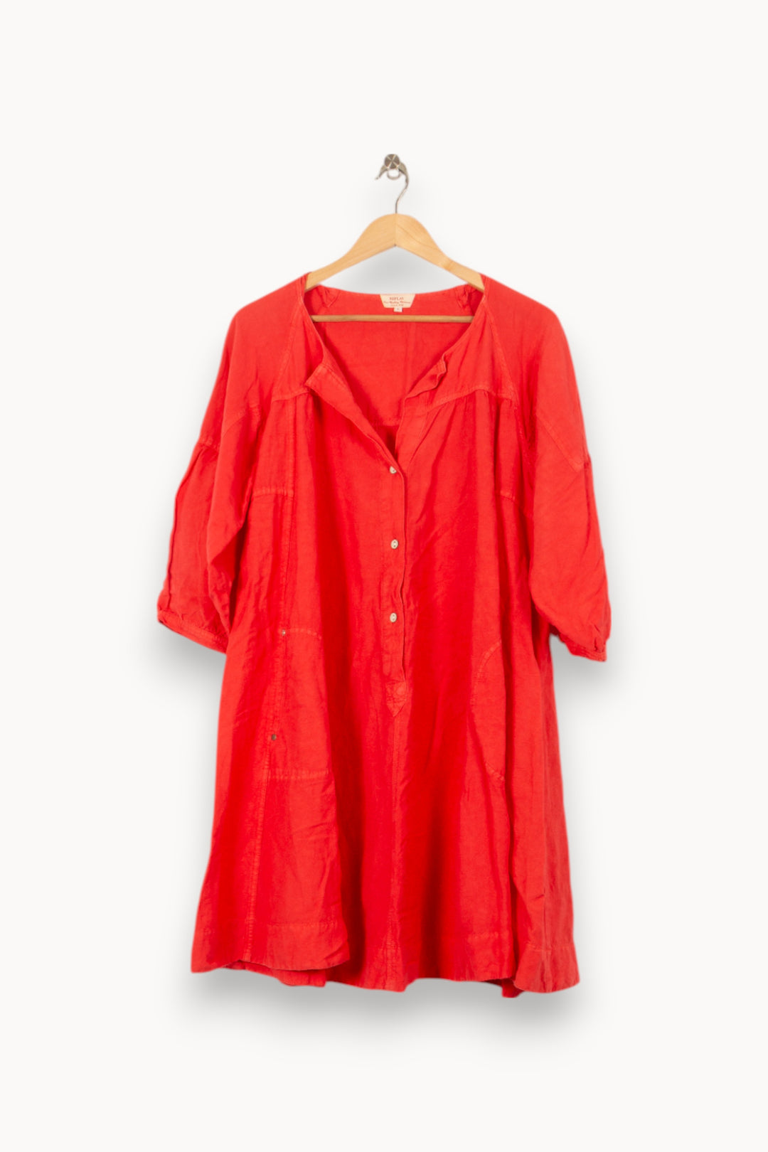 Robe Chemise Rouge - Taille S/36 de la marque Replay | PARAD53766 - Vendu par Paradigme - Image 2