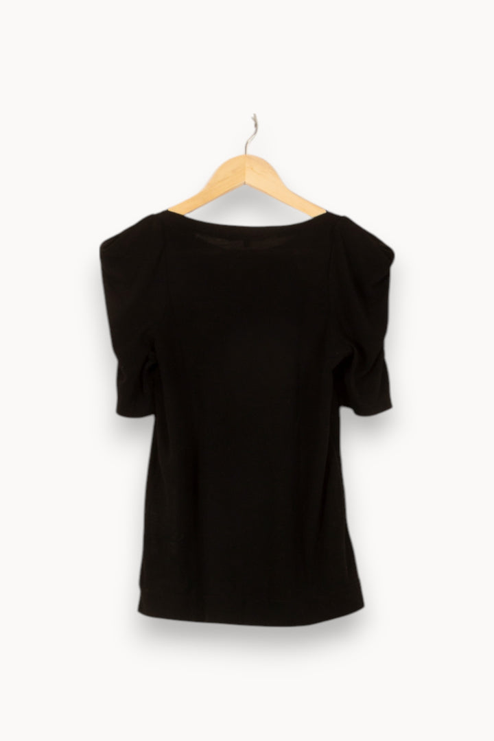 Tee-shirt Noir - Taille S/36 de la marque Maje | PARAD53767 - Vendu par Paradigme - Image 4