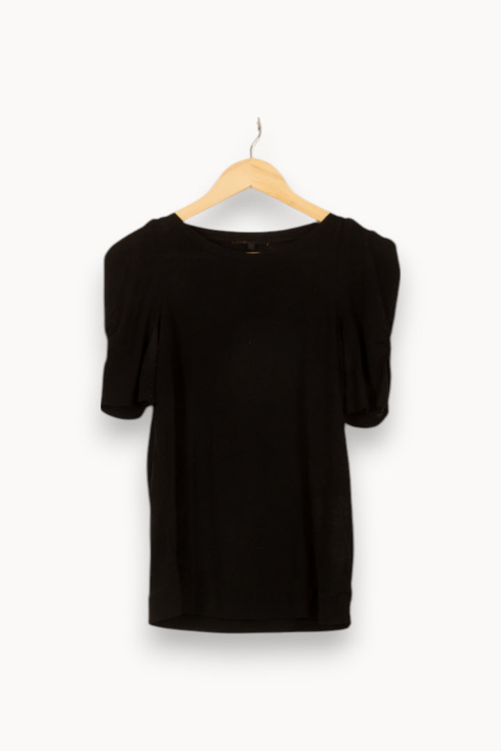 Tee-shirt Noir - Taille S/36 de la marque Maje | PARAD53767 - Vendu par Paradigme - Image 2