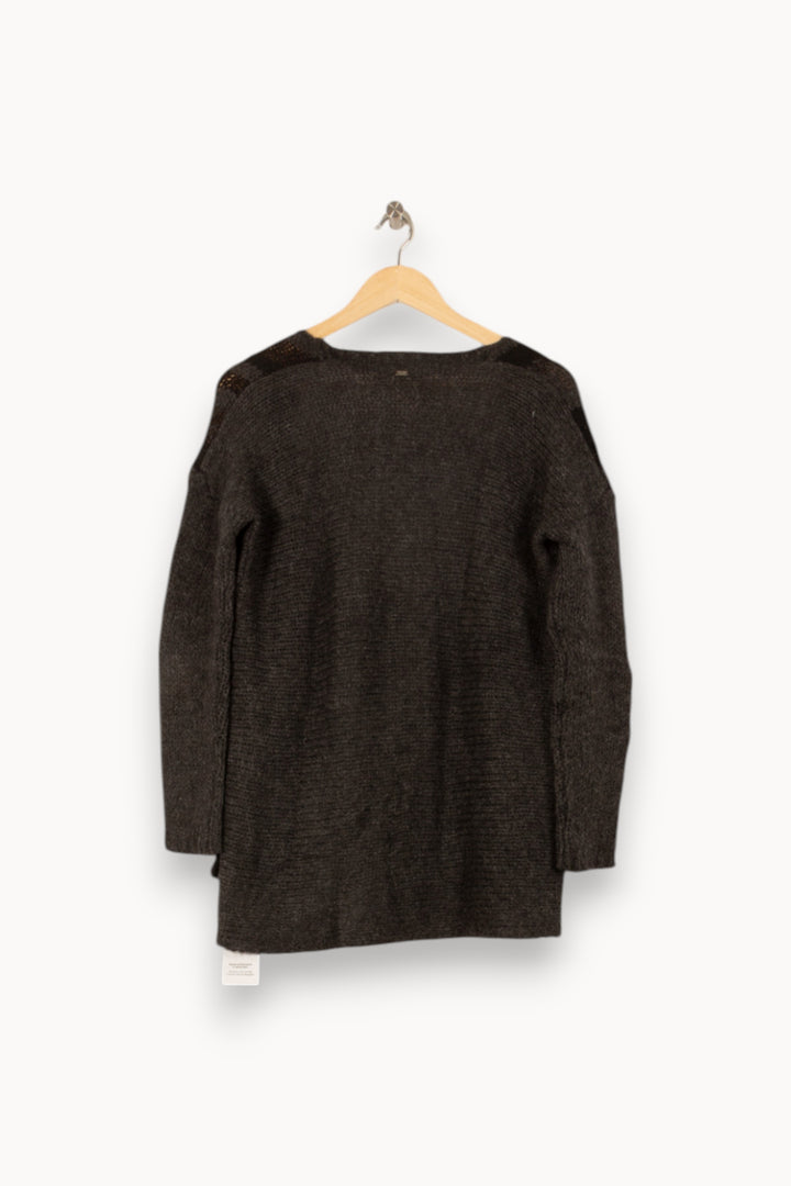 Cardigan Gris - Taille S/36 de la marque IKKS | PARAD53774 - Vendu par Paradigme - Image 4