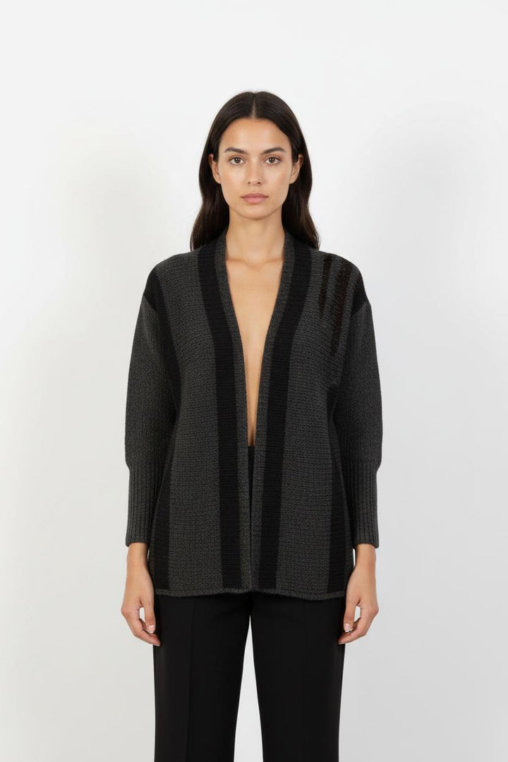 Cardigan Gris - Taille S/36