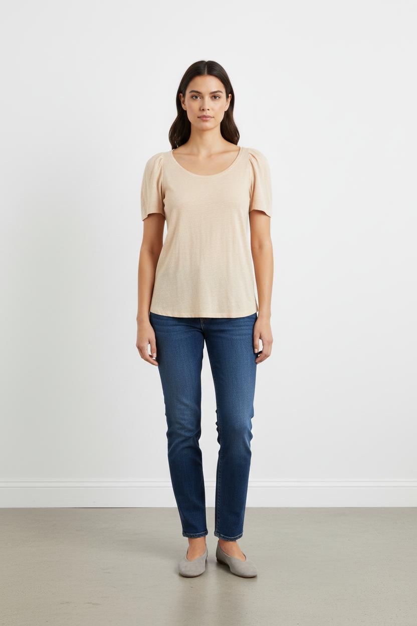 Tee-shirt Beige - Taille S/36