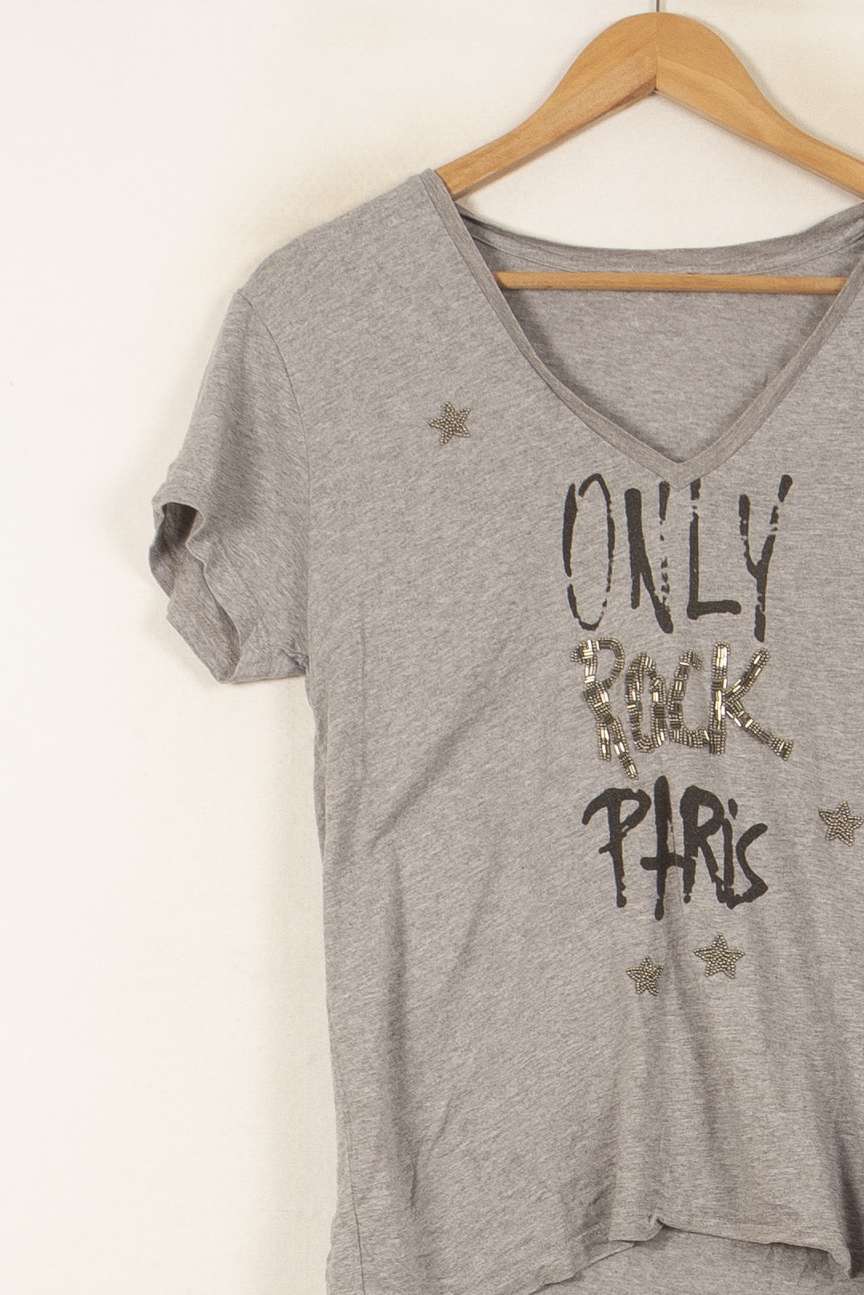 Tee-shirt Gris - Taille S/36 de la marque IKKS | PARAD53781 - Vendu par Paradigme - Image 3