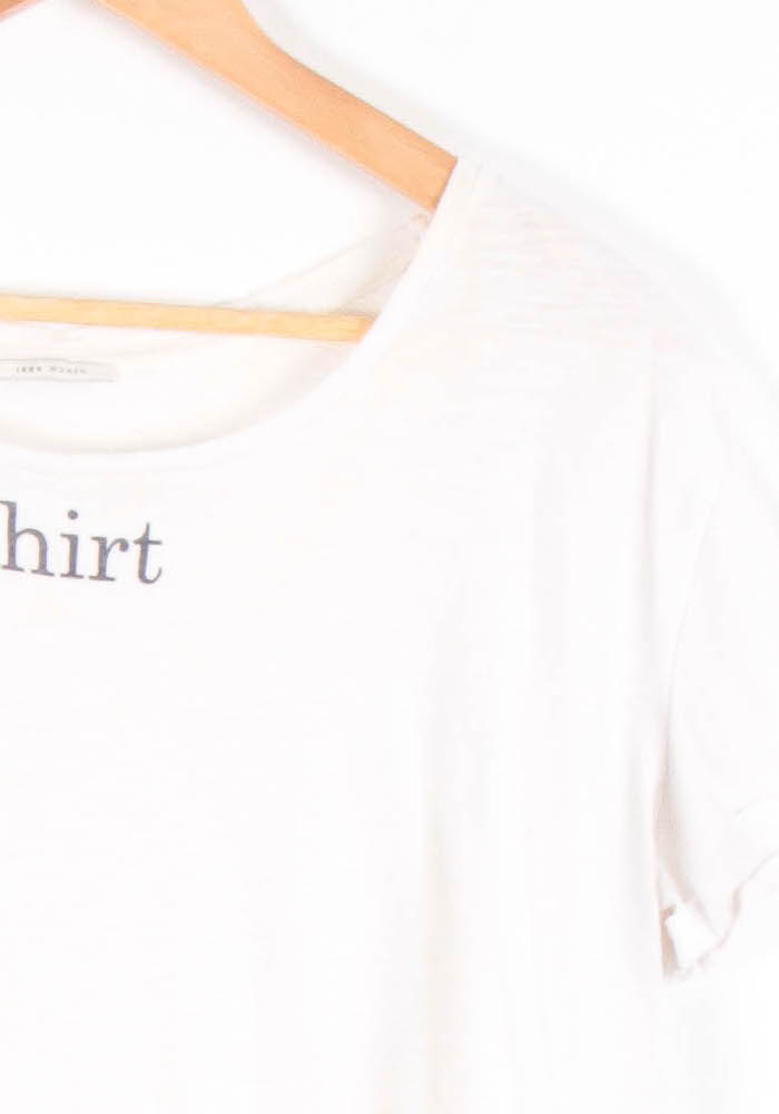 Tee-shirt Blanc - Taille L/40 de la marque IKKS | PARAD53783 - Vendu par Paradigme - Image 3