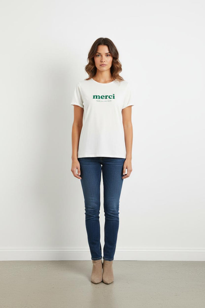 Tee-shirt Blanc - Taille M/38