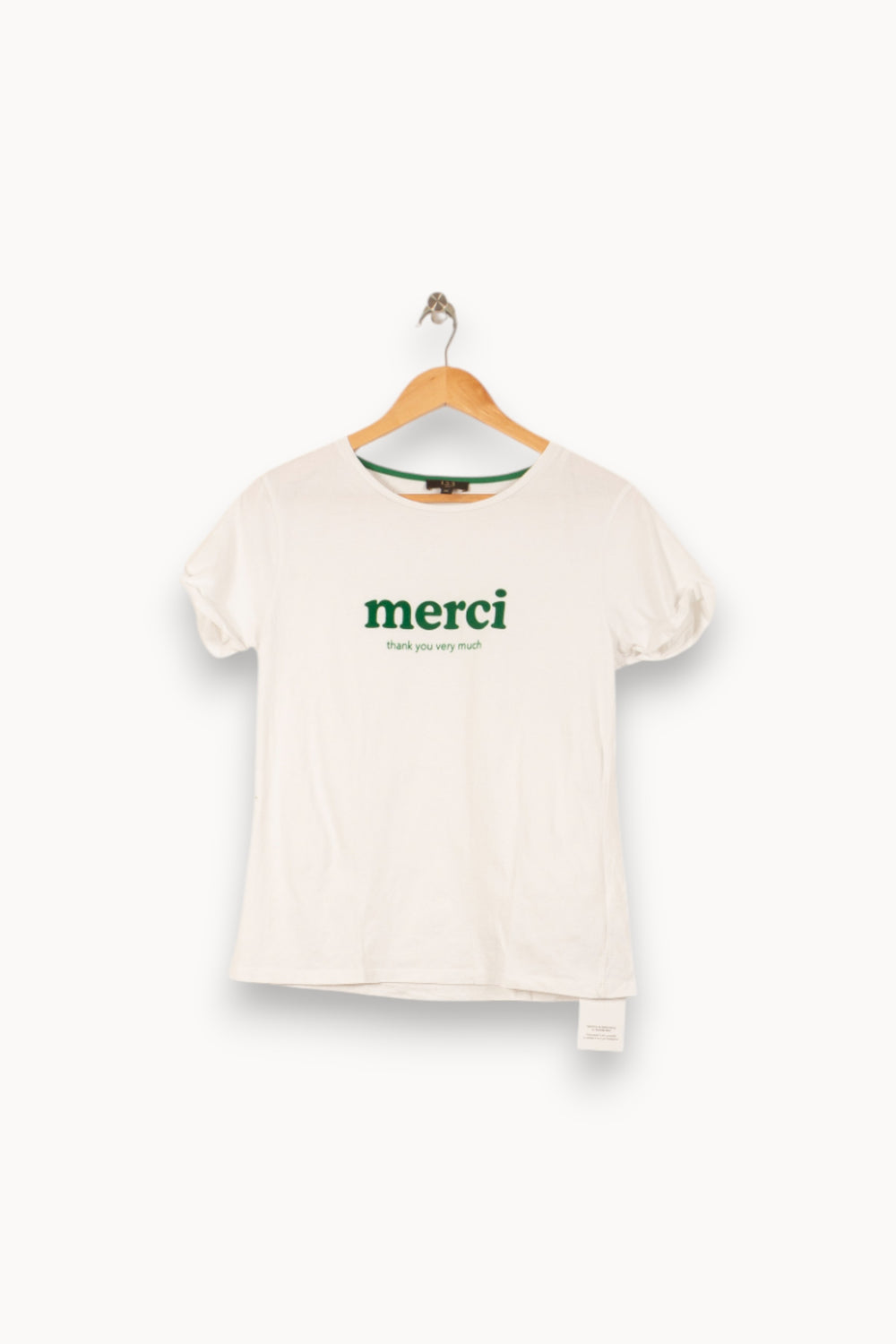 Tee-shirt Blanc - Taille M/38 de la marque Maison 123 | PARAD53796 - Vendu par Paradigme - Image 2
