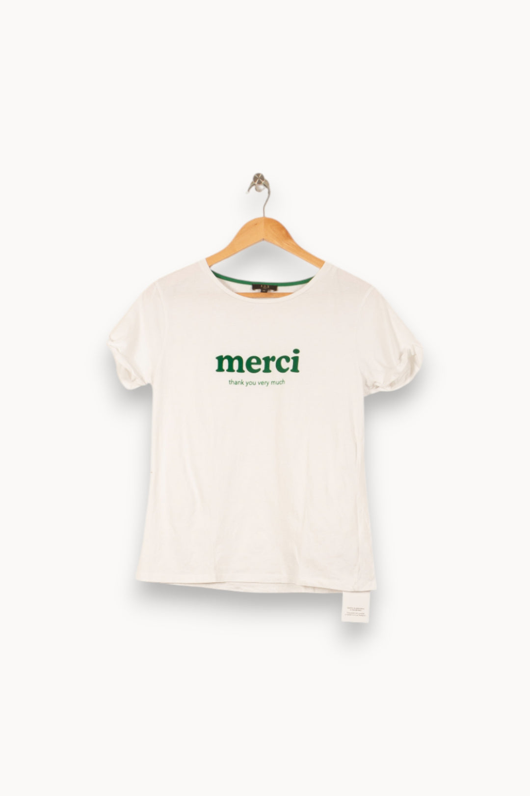 Tee-shirt Blanc - Taille M/38 de la marque Maison 123 | PARAD53796 - Vendu par Paradigme - Image 2