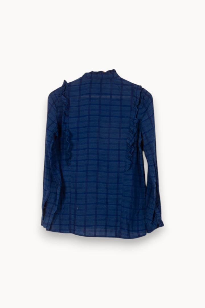Blouse Bleue - Taille S/36 de la marque Caroll | PARAD53800 - Vendu par Paradigme - Image 4