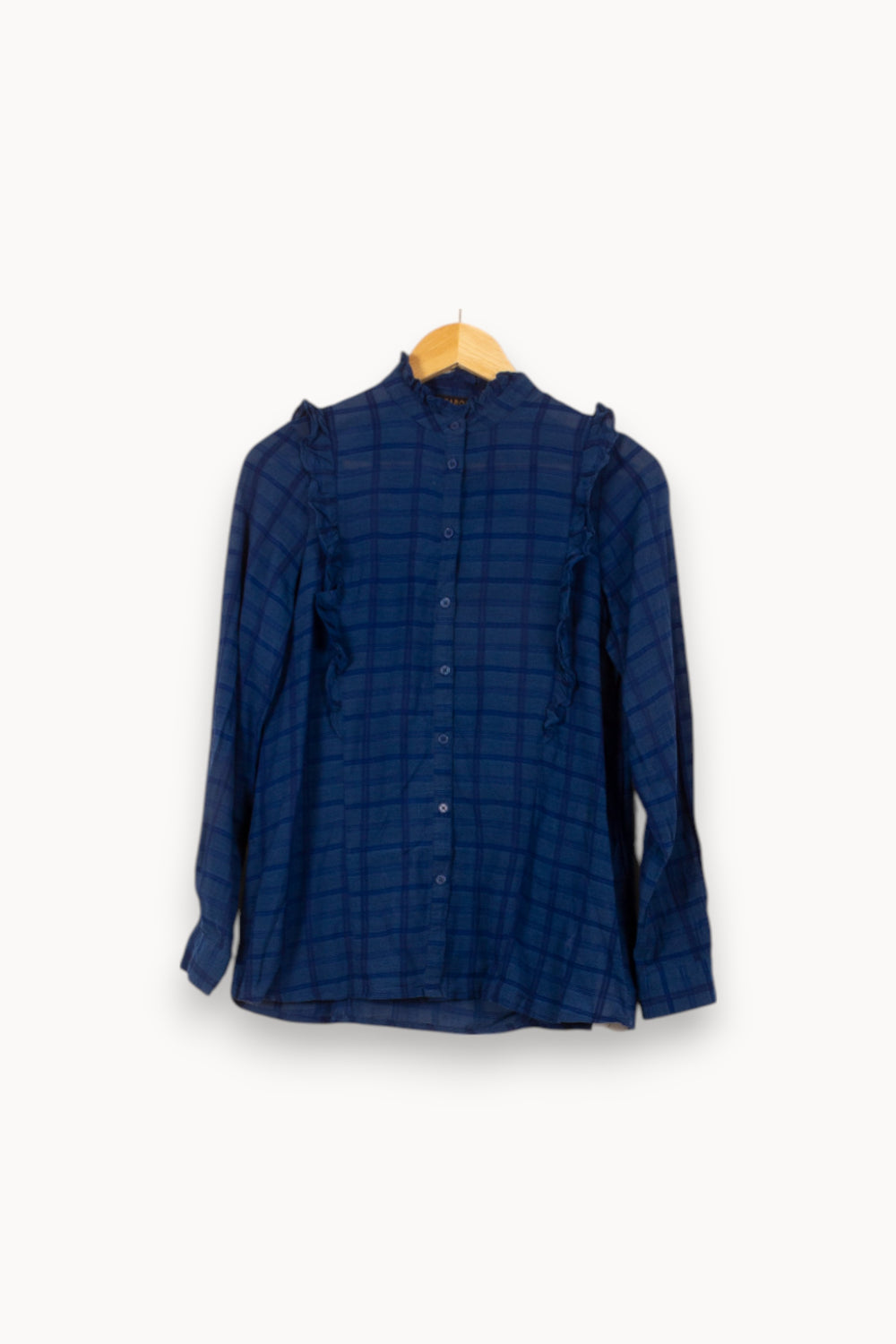 Blouse Bleue - Taille S/36 de la marque Caroll | PARAD53800 - Vendu par Paradigme - Image 2