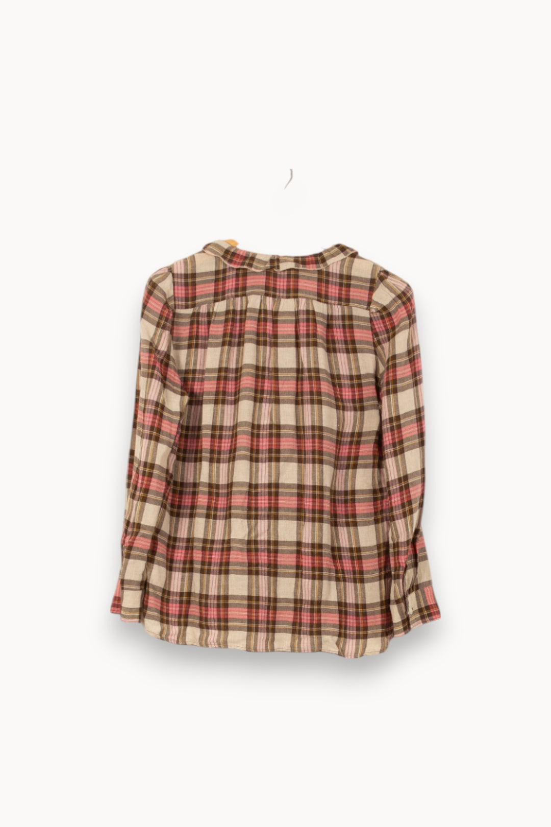 Chemise À Carreaux Beige et Marron - Taille M/38 de la marque Pablo | PARAD53802 - Vendu par Paradigme - Image 4
