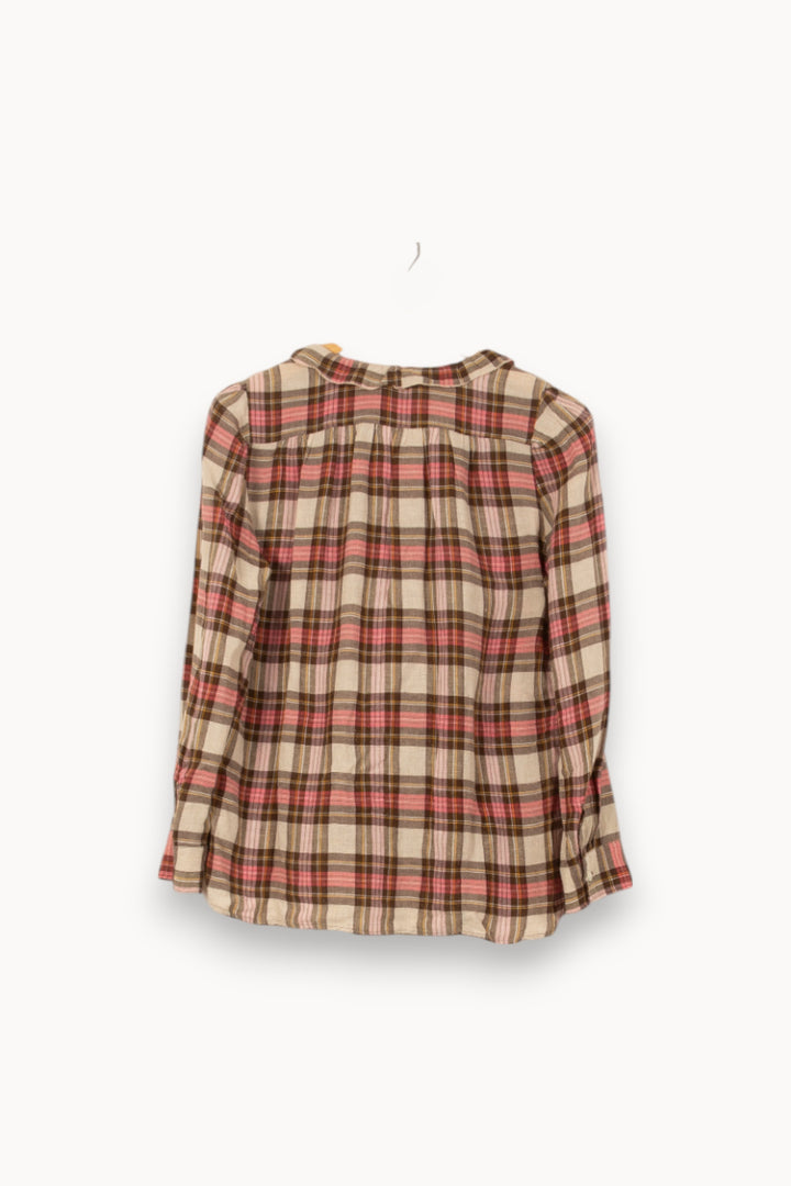 Chemise À Carreaux Beige et Marron - Taille M/38 de la marque Pablo | PARAD53802 - Vendu par Paradigme - Image 4