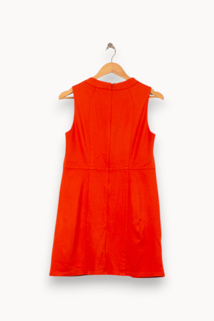 Robe Sans Manches Orange - Taille XL/42 de la marque Tara Jarmon | PARAD53804 - Vendu par Paradigme - Image 4