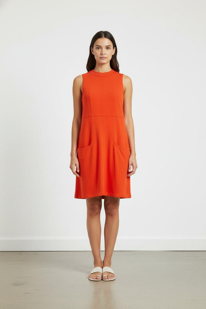 Robe Sans Manches Orange - Taille XL/42