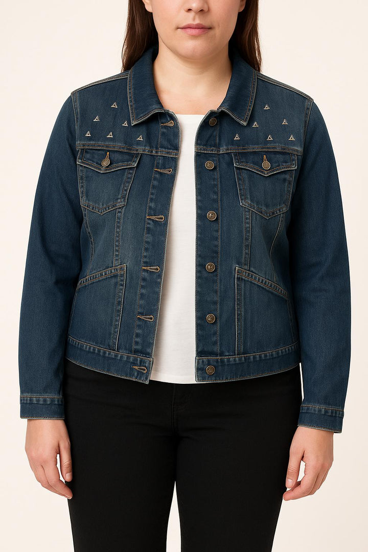 Veste en Jean Bleue - Taille L/40 de la marque IKKS | PARAD53807 - Vendu par Paradigme - Image 1