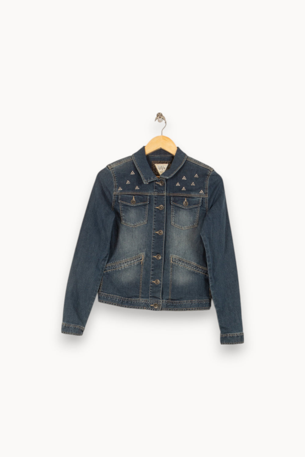 Veste en Jean Bleue - Taille L/40 de la marque IKKS | PARAD53807 - Vendu par Paradigme - Image 2