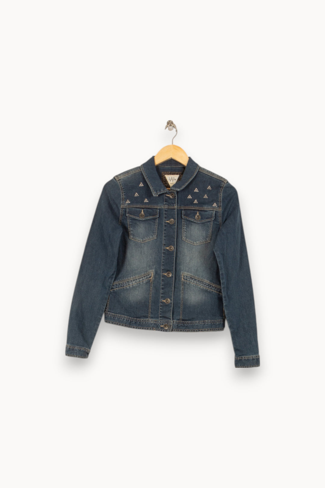 Veste en Jean Bleue - Taille L/40 de la marque IKKS | PARAD53807 - Vendu par Paradigme - Image 2