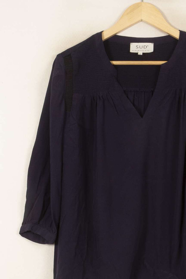 Blouse Bleue - Taille S/36 de la marque Sud express | PARAD53808 - Vendu par Paradigme - Image 3