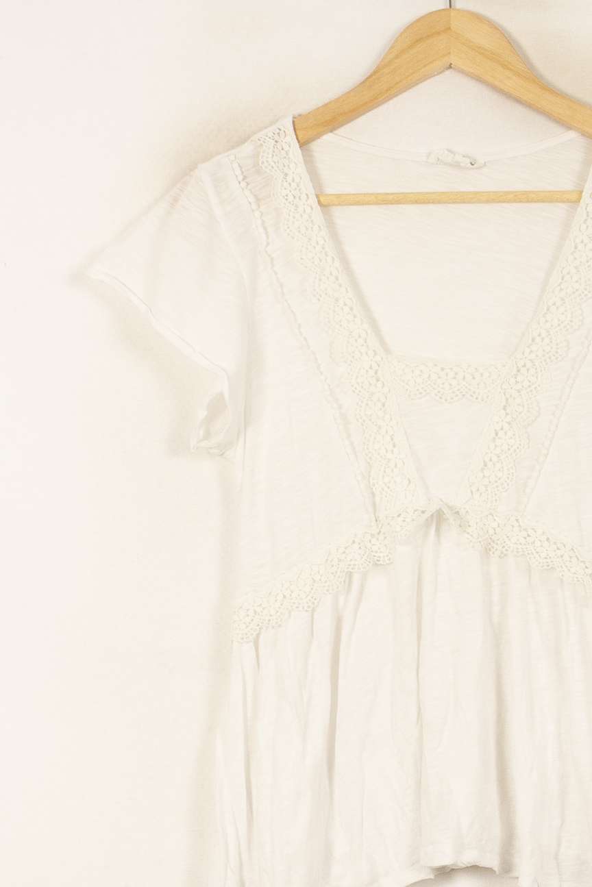 Blouse Blanche - Taille M/38 de la marque Maison 123 | PARAD53810 - Vendu par Paradigme - Image 3