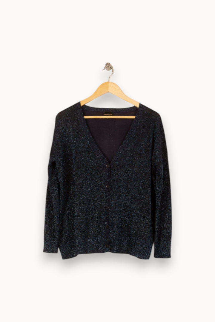 Cardigan Bleu - Taille S/36 de la marque Bérénice | PARAD53815 - Vendu par Paradigme - Image 2