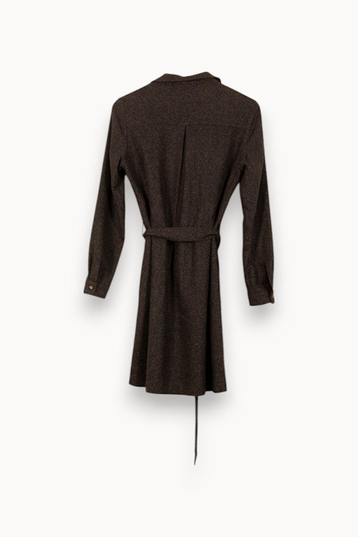 Robe Chemise Grise - Taille M/38 de la marque Sézane | PARAD53816 - Vendu par Paradigme - Image 4