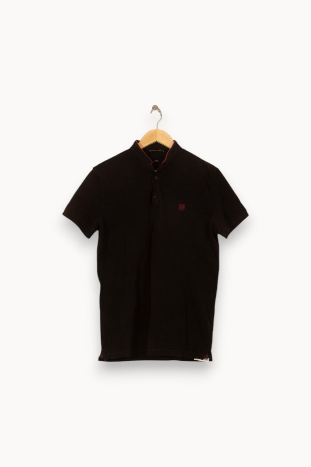 Polo Noir - Taille L/40 de la marque The Kooples | PARAD53824 - Vendu par Paradigme - Image 2