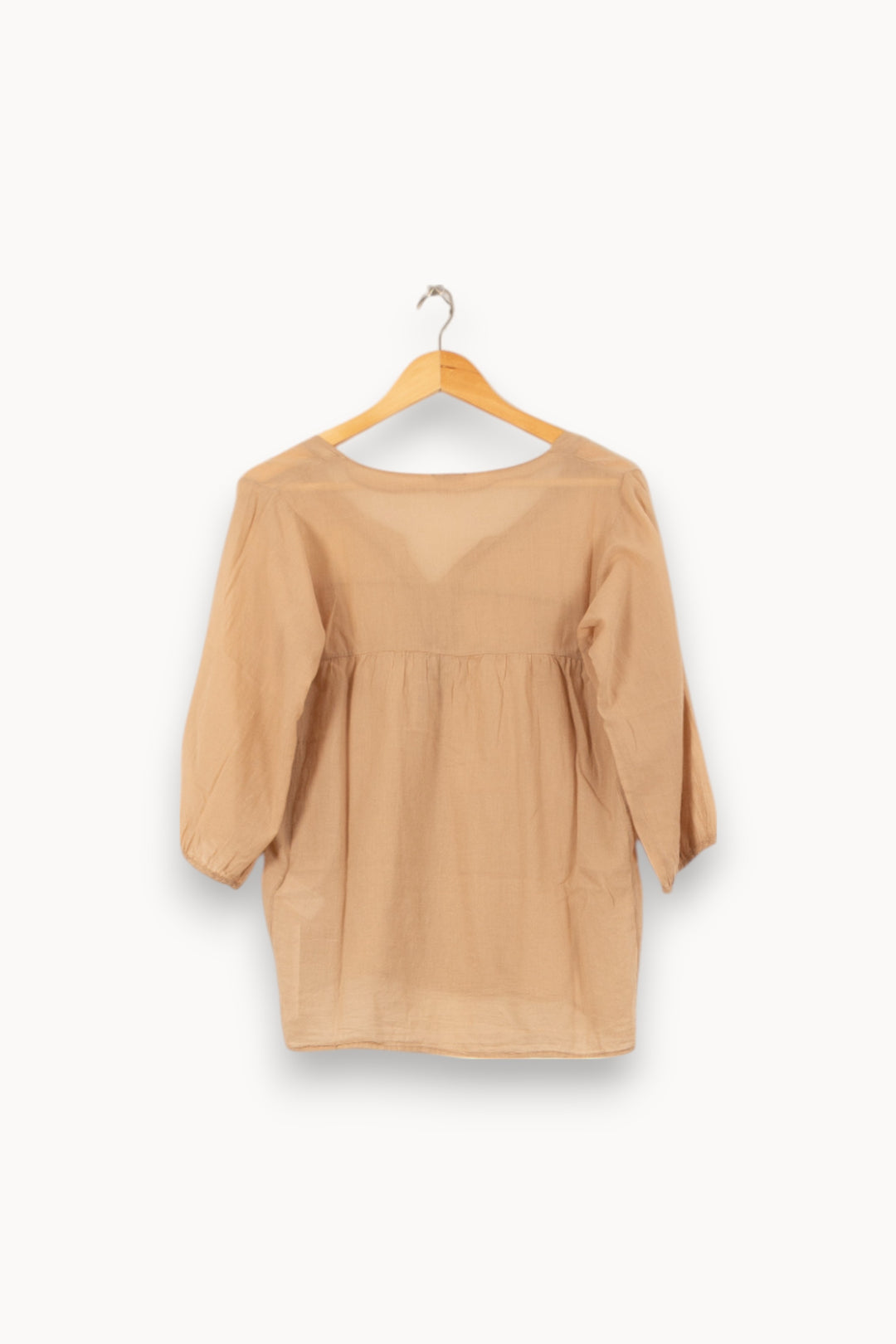 Blouse Beige - Taille S/36 de la marque American Vintage | PARAD53830 - Vendu par Paradigme - Image 4