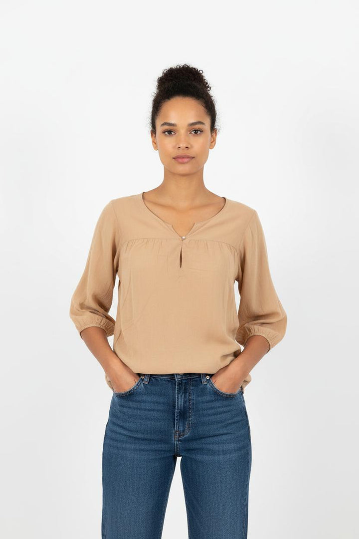 Blouse Beige - Taille S/36