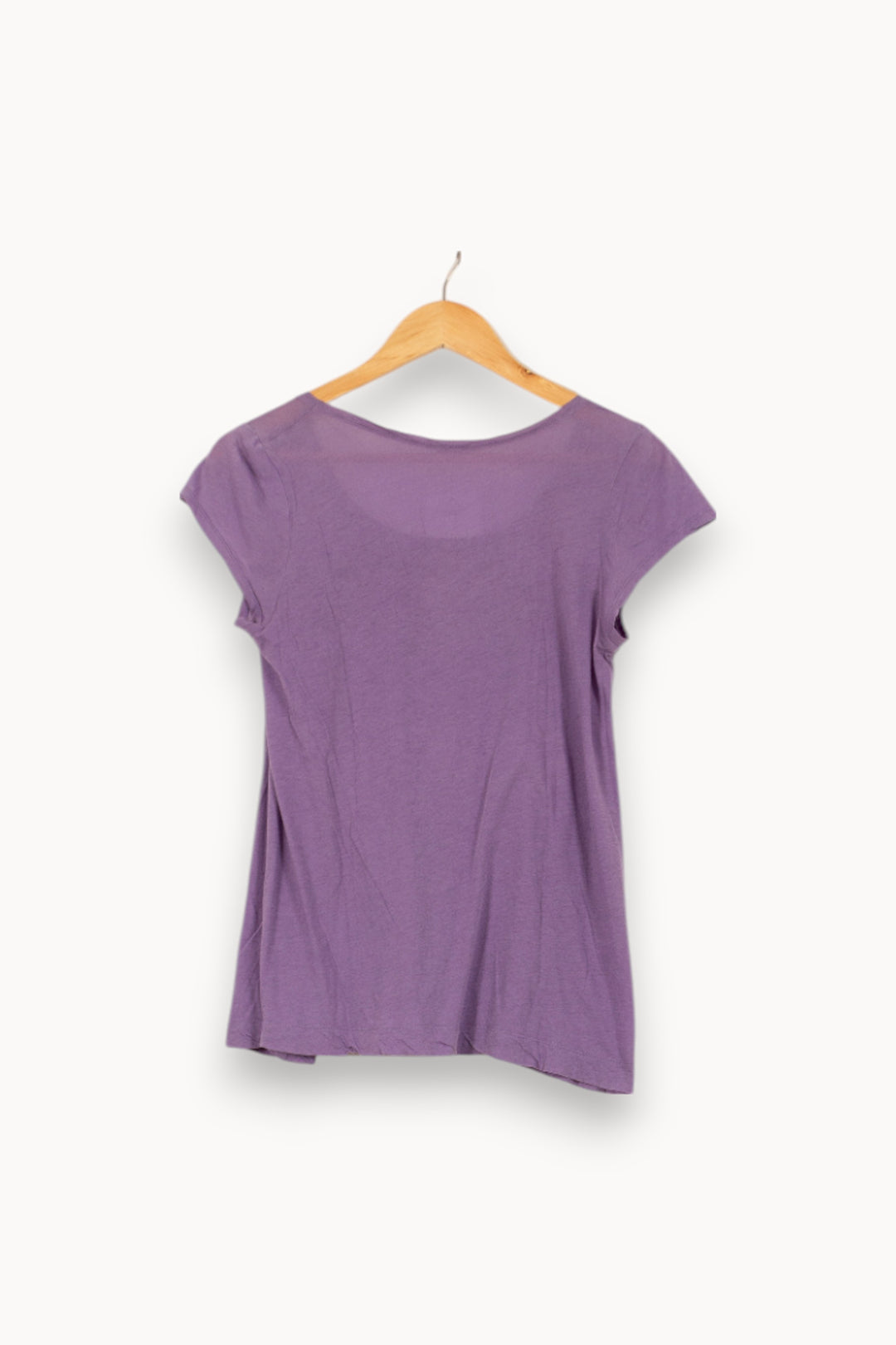 Tee-shirt Violet - Taille S/36 de la marque American Vintage | PARAD53831 - Vendu par Paradigme - Image 4