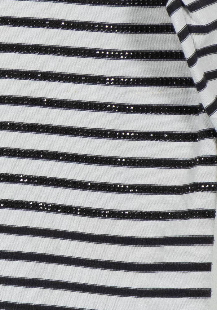 Marinière Blanche et Noire - Taille M/38 de la marque Maje | PARAD53832 - Vendu par Paradigme - Image 3