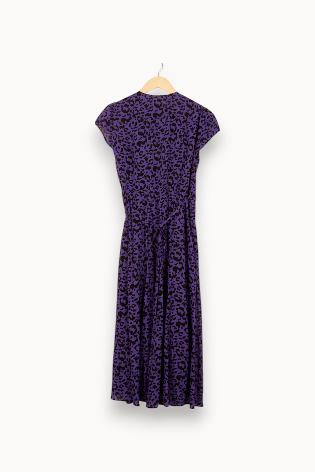 Robe Longue Violette et Noire - Taille M/38 de la marque Sud express | PARAD53835 - Vendu par Paradigme - Image 4