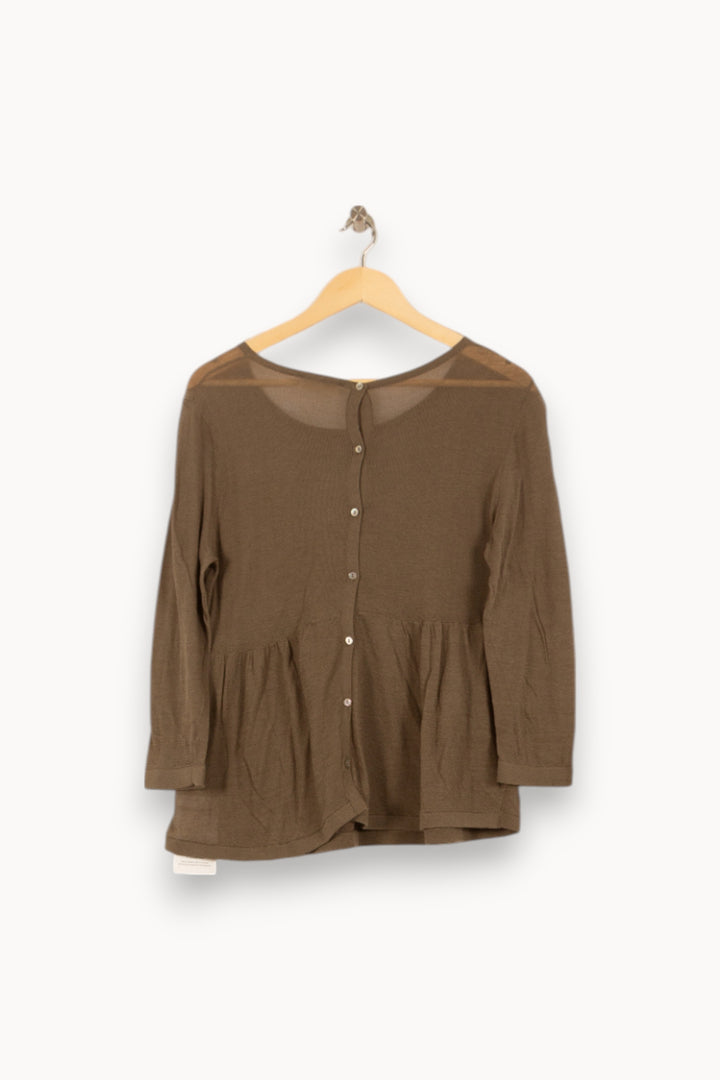 Blouse Verte - Taille M/38 de la marque ba&sh | PARAD53844 - Vendu par Paradigme - Image 4