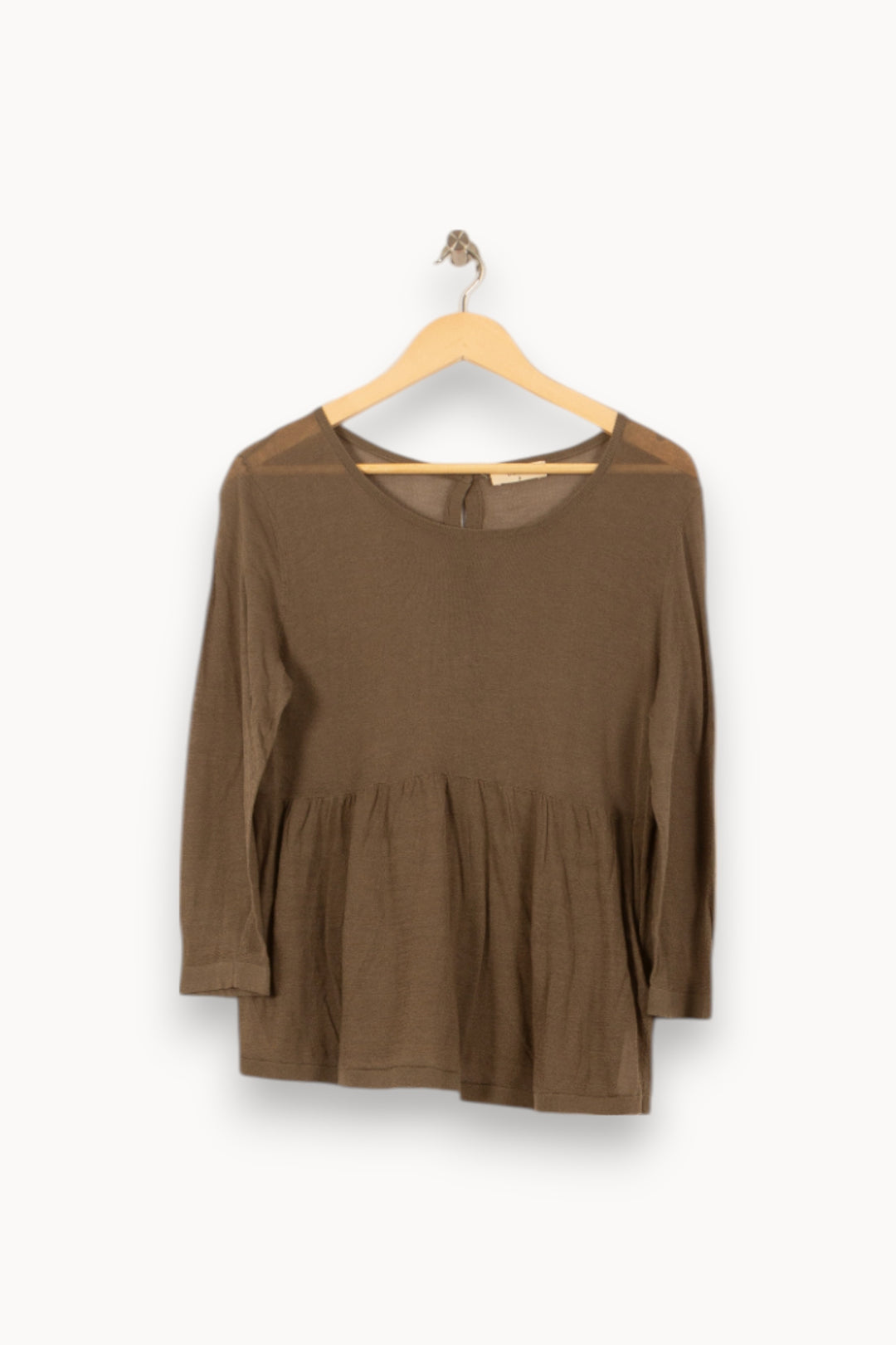 Blouse Verte - Taille M/38 de la marque ba&sh | PARAD53844 - Vendu par Paradigme - Image 2