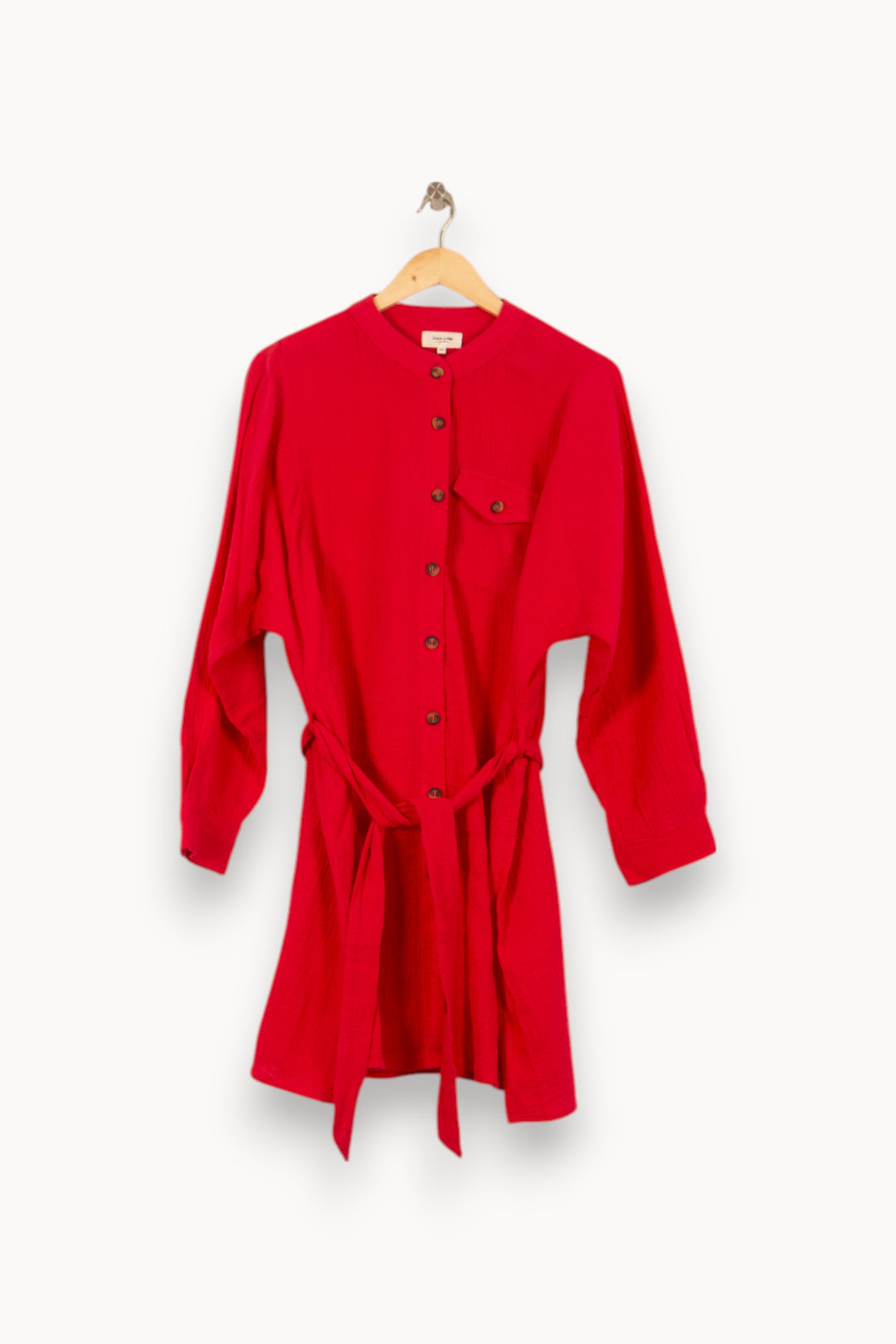 Robe Chemise Rose - Taille M/38 de la marque Grace & Mila | PARAD53845 - Vendu par Paradigme - Image 2