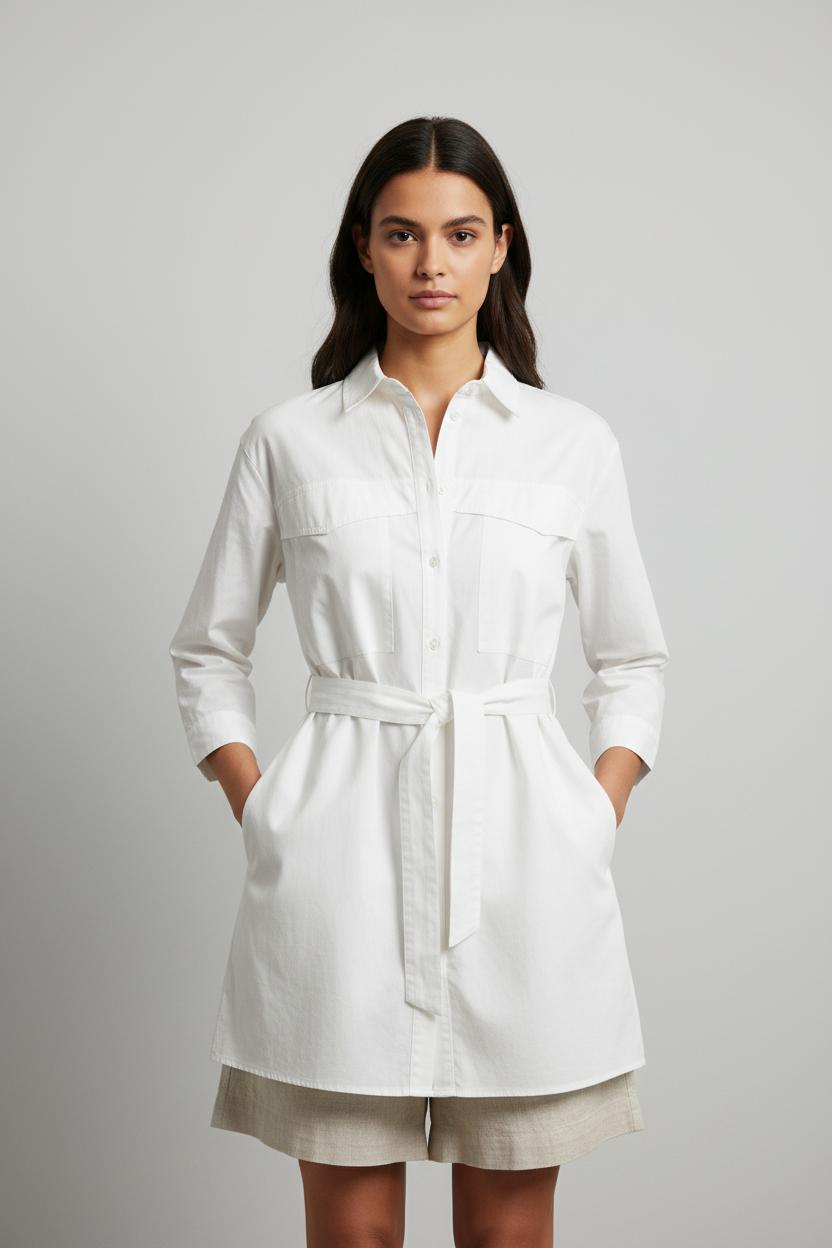 Chemise Longue Blanche - Taille M/38