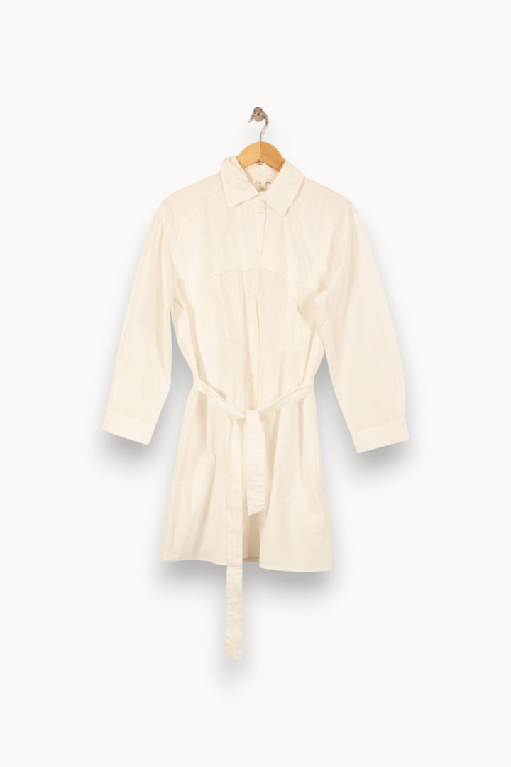 Chemise Longue Blanche - Taille M/38 de la marque Grace & Mila | PARAD53849 - Vendu par Paradigme - Image 2