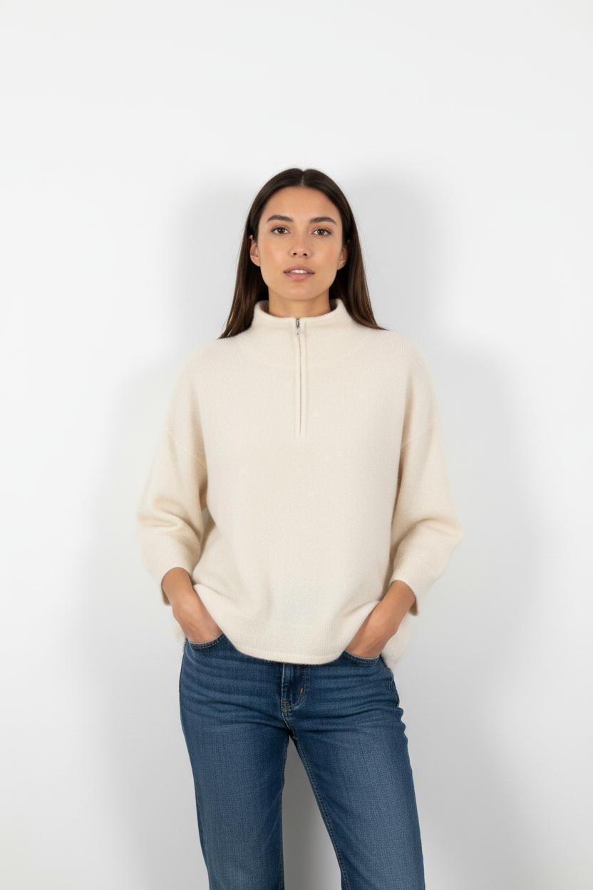 Pull Blanc - Taille XXL/44