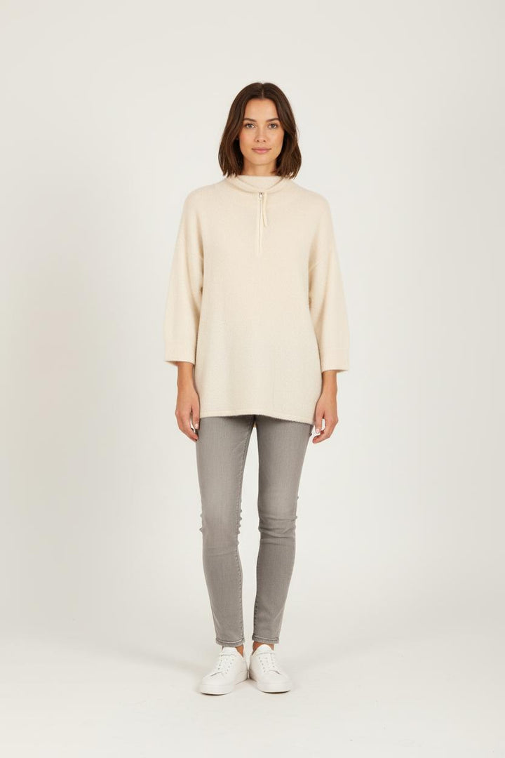 Pull Blanc - Taille XXL/44 de la marque Marina Rinaldi | PARAD53852 - Vendu par Paradigme - Image 4