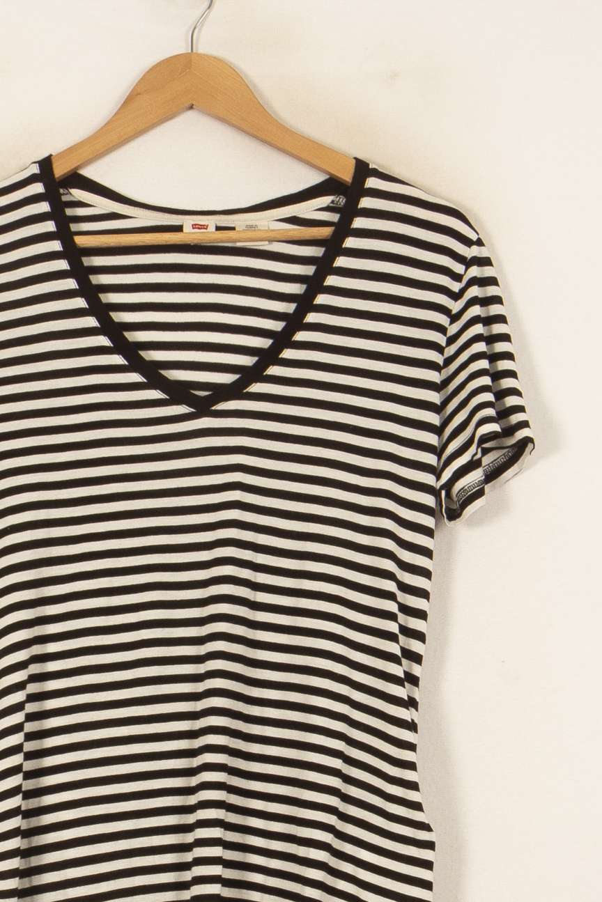 Tee-shirt Blanc et Noir - Taille L/40 de la marque Levi's | PARAD53858 - Vendu par Paradigme - Image 3