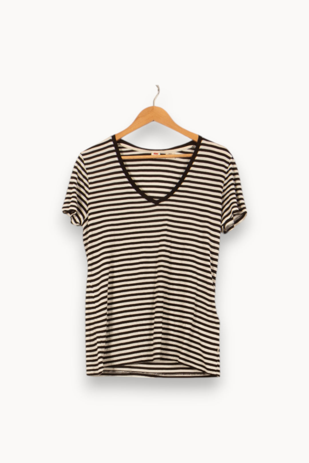 Tee-shirt Blanc et Noir - Taille L/40 de la marque Levi's | PARAD53858 - Vendu par Paradigme - Image 2